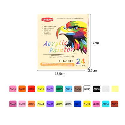 24-168 Colors Oily Art Marker Pen Set for Draw Double Headed Sketching Oily Tip Based Markers Graffiti Manga School Art Supplies