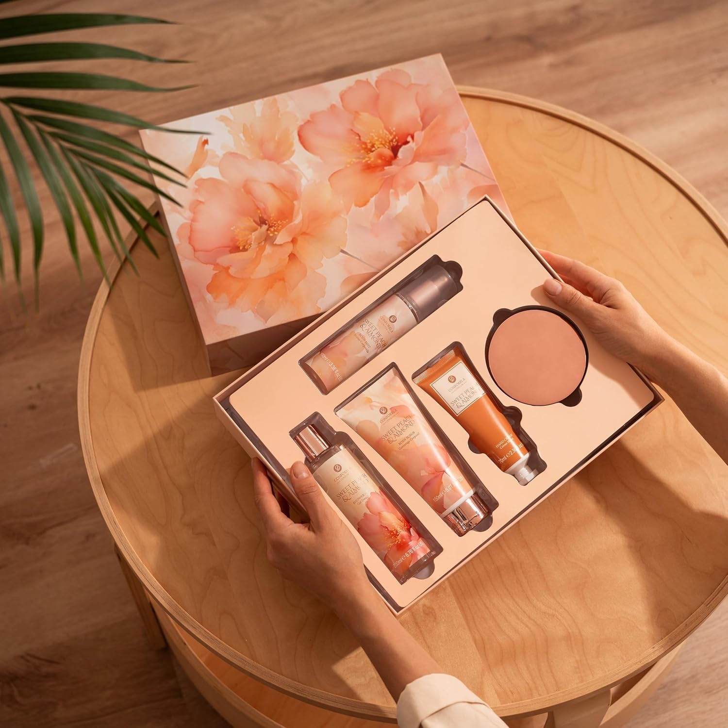 Bath Set Gifts for Women, Birthday for Her, Friendship Gifts for Women, Pamper Gifts, Hamper Basket for Mum, Sister, Friend, Skin Care Sets & Kits Gift Set with 5Pcs