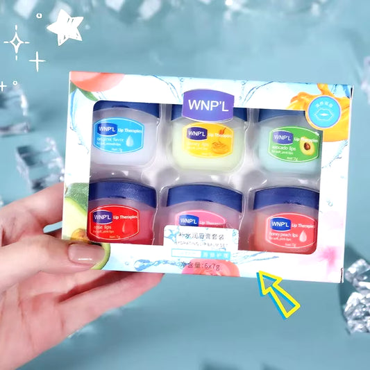 4/6/8Pcs Moisturizing Lip Balm Set Whitening Moisturizing Base Natural Plant Base Moisturizing Crack Lip Care Jelly Moisturizer